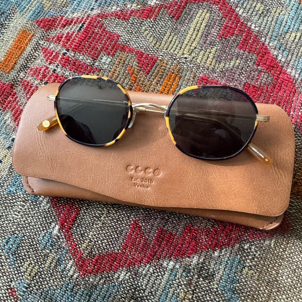 GARRETT LEIGHT Norfolk Sunglasses NEW $390